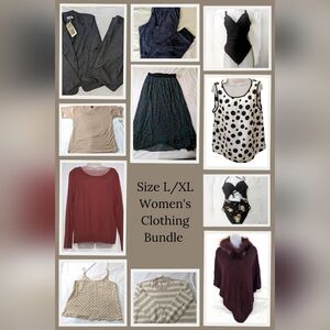 Bundle of Large and XL Women's Clothing resale bundle